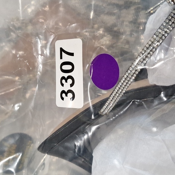 BCBGeneration Selma Rhinestone Embellished Dressy Bow Heel Sandals Size 8.5 - Picture 13 of 13